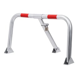 STIER Parkbügel umlegbar mit Vorhängeschloss HxBxT 420x753x365mm