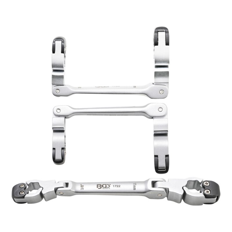 BGS Bremsleitungsschlüssel mit Ratschenfunktion SW 10 x 11 mm