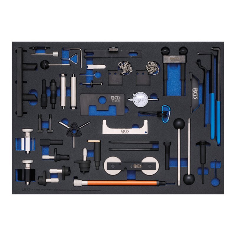 BGS Werkstattwageneinlage 3/3: Motor-Einstellwerkzeug-Satz für Ford, VAG, Mazda, Volvo