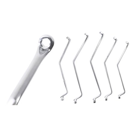 BGS Bremsentlüfterschlüssel-Satz N-Form 5 teilig SW 7 - 11 mm