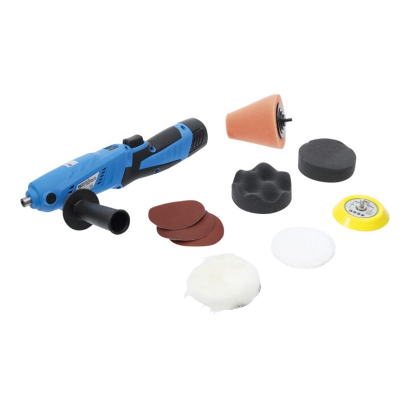 BGS Akku-Mini-Poliermaschinen-Satz max. 2800 U/min 12 V 1500 mAh
