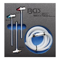 BGS Bremsen-Entlüfterschlüssel-Satz 8 - 10 - 11 mm 4 teilig