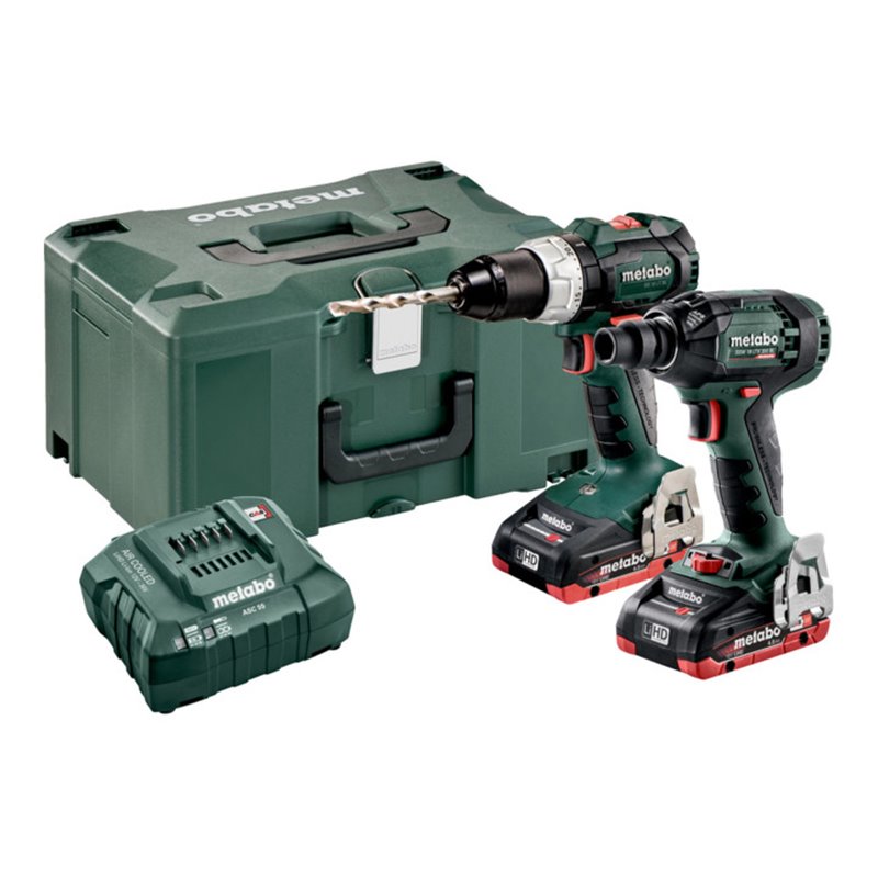 Metabo Akkuset Combo Set 2.1.16 18 V BL LiHD BS 18 LT BL + SSW 18 LTX 300 BL MetaLoc