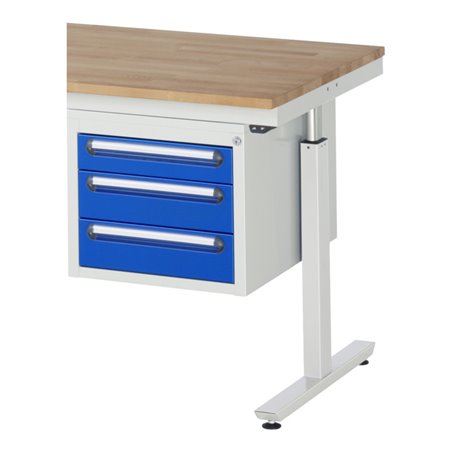 RAU Unterbau-Container adlatus 300  480 mm x 600 mm 3 Schubladen