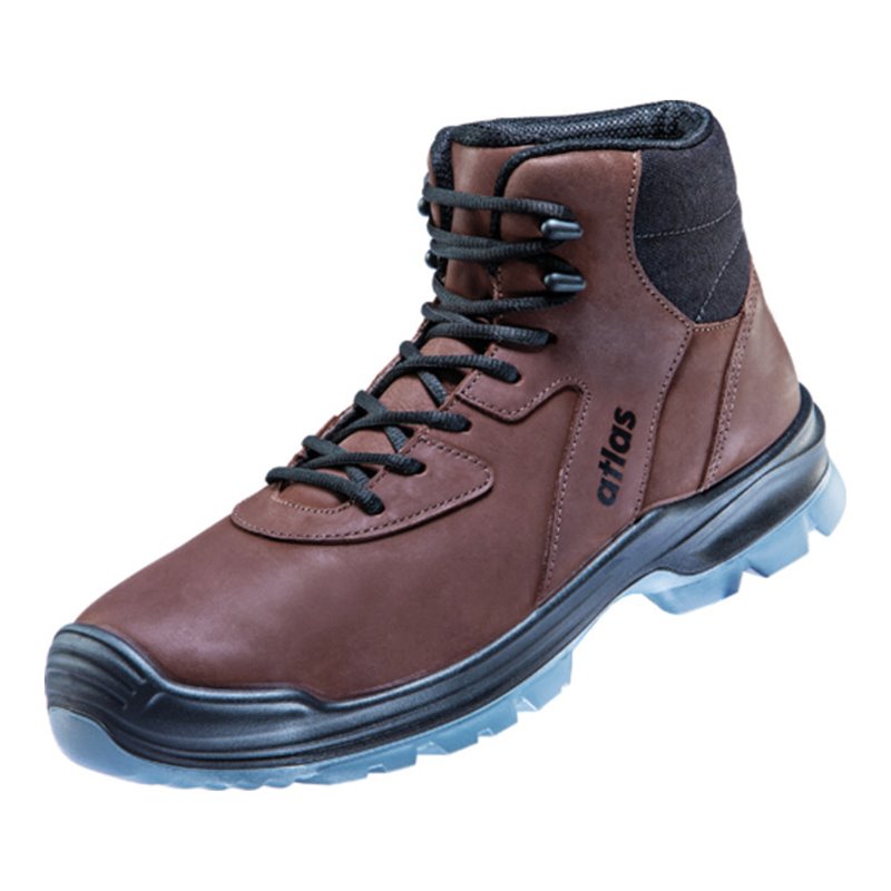 Atlas knöchelhoher Sicherheitsschuh SL 585 XP brown ESD S3 Weite 10 Größe 49