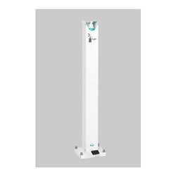 VAR Handdesinfektionsspender HDS 120 mit Pedal weiß (RAL 9016) beschichtet