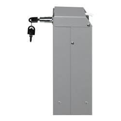 VAR Handdesinfektionsspender HDS 120 mit Pedal silber beschichtet ohne Flasche
