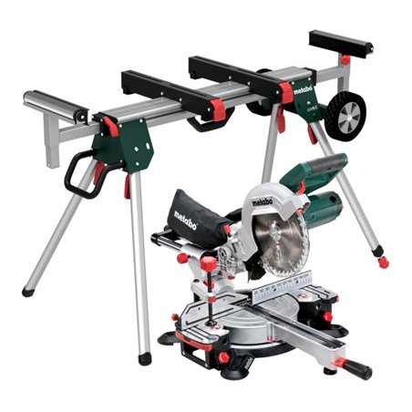 Metabo Set Kappsäge KGS 216 M mit Maschinenständer KSU 251 Karton