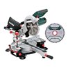 Metabo Set Kappsäge KGS 216 M mit 2. Hartmetall-Sägeblatt Karton