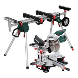 Metabo Set Kappsäge KGS 254 M mit Maschinenständer KSU 251 Karton