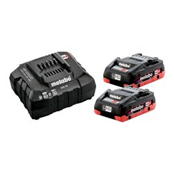 Metabo Basis-Set 2 x LiHD 4.0 Ah SE