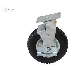 STIER Lenkrolle für STIER Plattformwagen klappbar Tragkraft 300kg mit Luftbereifung