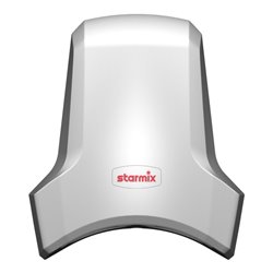 Starmix Händetrockner Kunststoff weiß zylindrig