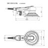 Metabo Exzenterschleifer SXE 150-5.0 BL Set mit metaBOX Schleifmittel-Set 'multi-hole', 150 mm, für Holz und Metall metaBOX 215