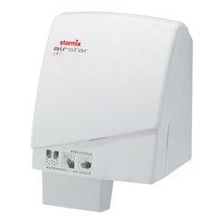 Starmix Händetrockner Kunststoff weiß eckig