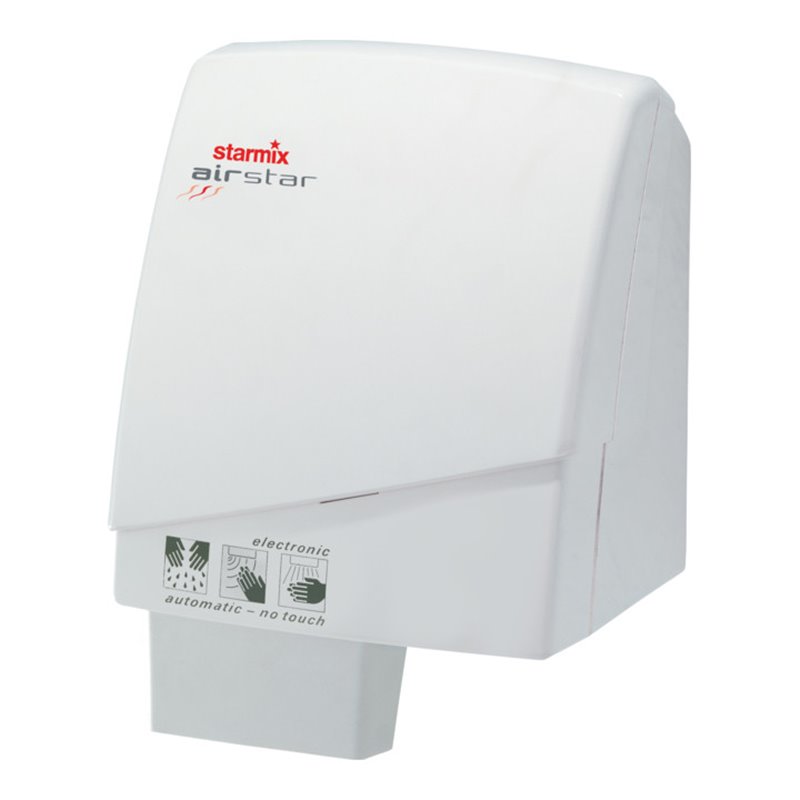 Starmix Händetrockner Kunststoff weiß eckig