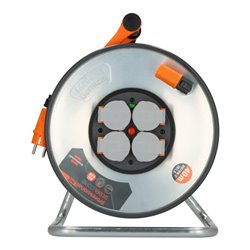 BRENNENSTUHL Kabeltrommel Stahlkern40N