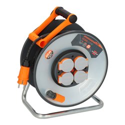 BRENNENSTUHL Kabeltrommel Stahlkern40N