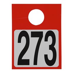 Eichner SCHÜSSELANHÄNGER-SET rot 1-300 nummerie