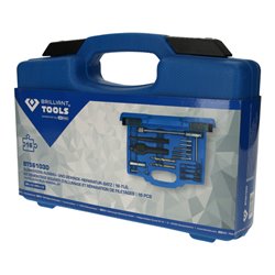 Brilliant Tools Glühkerzen-Ausbau- und Gewinde-Reparatur-Satz, 16-tlg