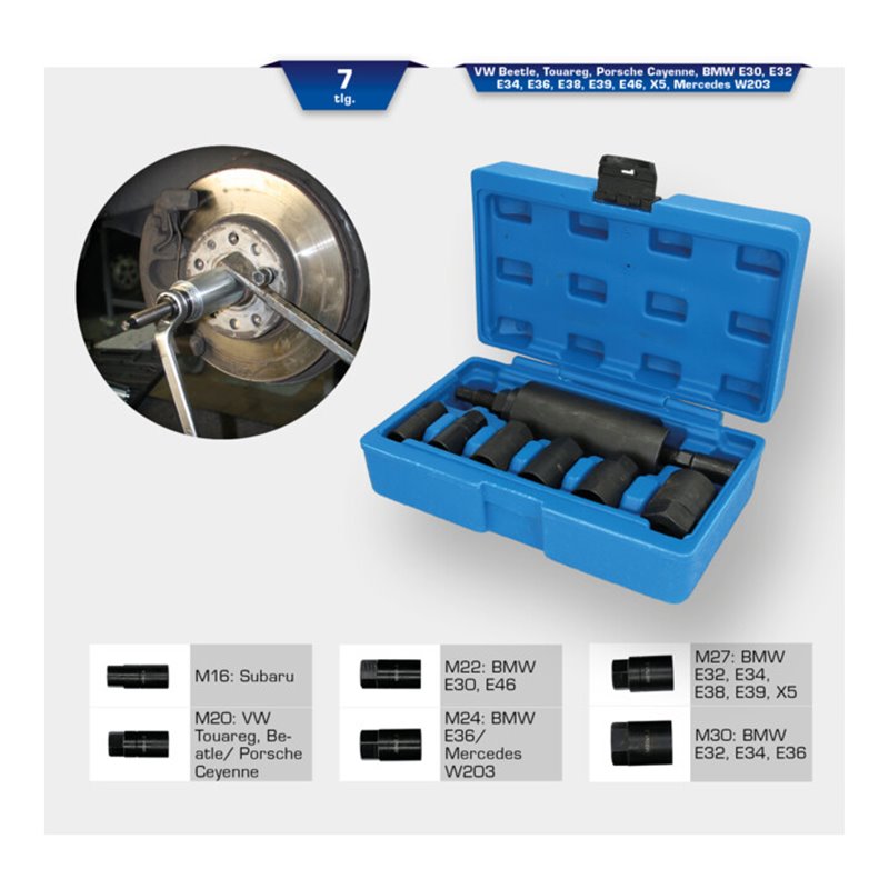 Brilliant Tools Antriebswellen-Einzieher-Satz