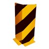 Schake Anfahrschutz, Winkel Stahlblech 6mm, Höhe 400mm, Schenkellänge 160mm, gelb / schwarz