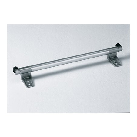 Regalwerk Schienenanlage für Regalleitern Aluminiumrohr Ø 30 mm eloxiert Länge 3.000 mm