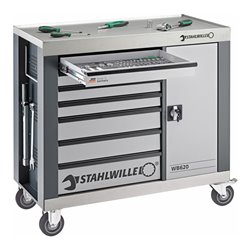 Stahlwille Werkbank 7 Schubladen anthrazitgrau, RAL 7016 L.1150 mm x B.500 mm x H.1030 mm