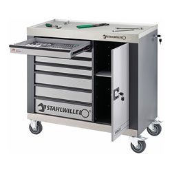 Stahlwille Werkbank 7 Schubladen anthrazitgrau, RAL 7016 L.1150 mm x B.500 mm x H.1030 mm