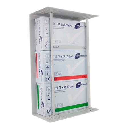 Gramm Medical Halterung für Handschuhboxen ALU FLEX 3