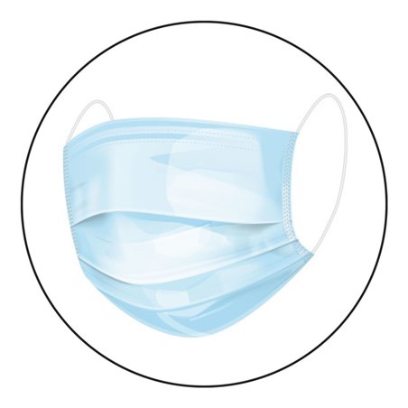 Gramm medical Actiomedic® Mund-Nasen-Schutzmaske nach DIN EN 14683:2019 TYP IIR, 3-lagig