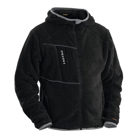Blakläder Fiberfleece Jacke, schwarz, Unisex-Größe: M