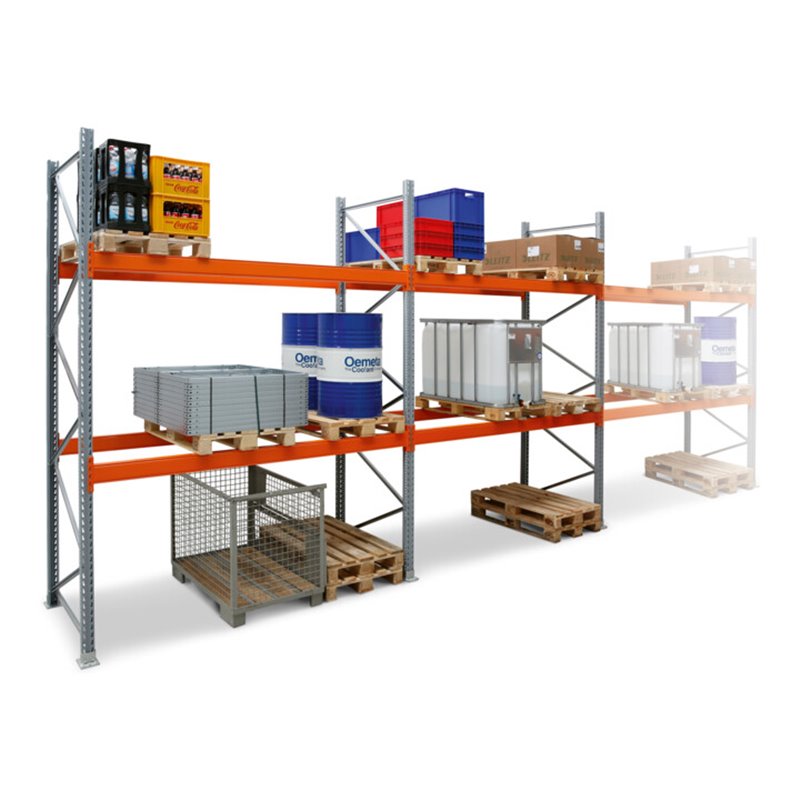 Regalwerk ARTUS-Palettenregal SET 4 2000-4 HxBxT 4500x14010x1100 mm 1 x GF + 4 x AF