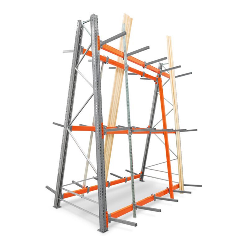 Regalwerk ARTUS-Vertikalregal Profillagerregal GF beidseitig HxBxT 3500x2700x1335/361 mm