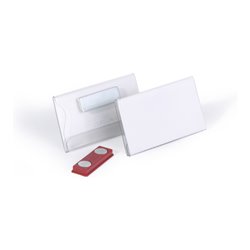 Durable Namensschild mit Magnet 40 x 75 mm