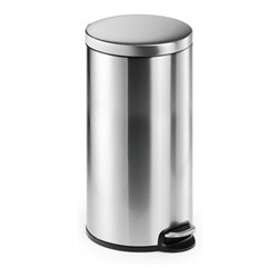 Durable Treteimer Edelstahl rund 30 Liter