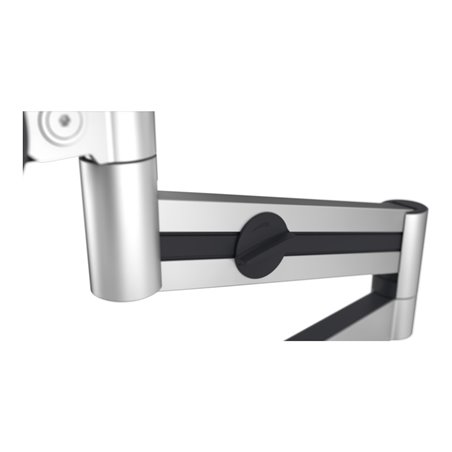 Durable Monitor Halterung mit Arm für 1 Monitor, Tischdurchführung, silber metallic