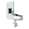 Durable Monitor Halterung mit Arm für 1 Monitor, Tischklemme, silber metallic