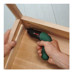 Bosch Akku-Schrauber Lithium-Ionen IXO 6 Set – mit Winkelaufsatz und Exzenteraufsatz