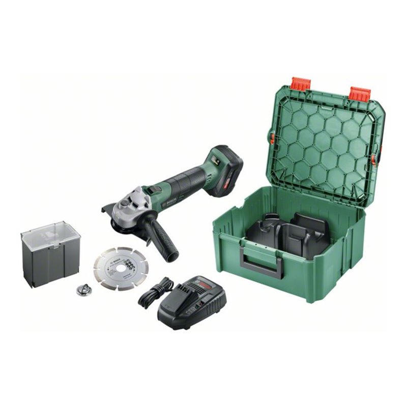 Bosch Akku-Winkelschleifer (ohne Akku und Ladegerät) AdvancedGrind 18 + SystemBox