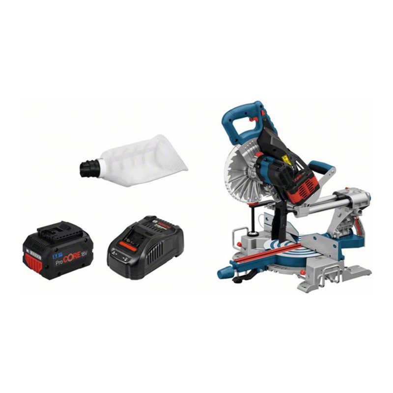 Bosch Akku-Kapp- und Gehrungssäge BITURBO GCM 18V-216