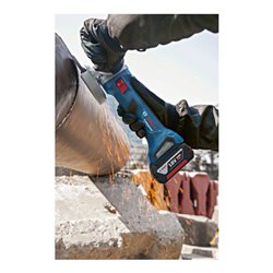 Bosch Akku-Winkelschleifer GWS 18V-7 mit 2 x Akku GBA 18V 4.0Ah in L-BOXX