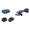 Bosch Akku-Winkelschleifer BITURBO mit X-LOCK GWX 18V-15 C