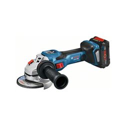 Bosch Akku-Winkelschleifer BITURBO GWS 18V-15 SC: 2x Akku 8.0Ah Schnellladege. L-BOXX