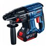 Bosch Combo Kits 18V-Set: Akku-Bohrschrauber GSR 18V-28 + Akku-Bohrhammer GBH 18V-21 + Akku-Winkelschleifer GWS 18 V-LI + 2x GBA
