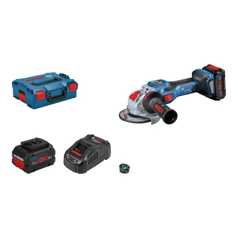 Bosch Akku-Winkelschleifer BITURBO mit X-LOCK GWX 18V-15 SC