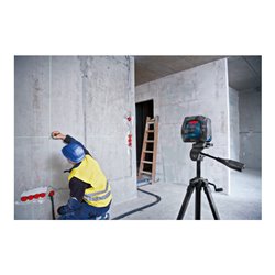 Bosch Linienlaser GLL 2-15 G mit Deckenklemme und Handwerkerkoffer