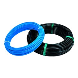 Riegler PU Schlauch-Set 4, Durchmesser-4x2,-6x4,-8x6, blau, inkl. Schlauchabschneider