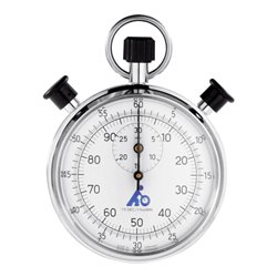 Hanhart Doppelzeiger-Stoppuhr mit Etui