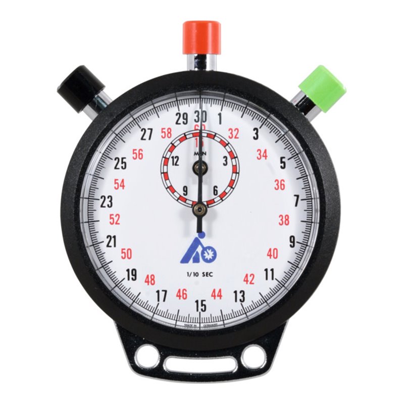 Hanhart Additions-Stoppuhr mit Etui